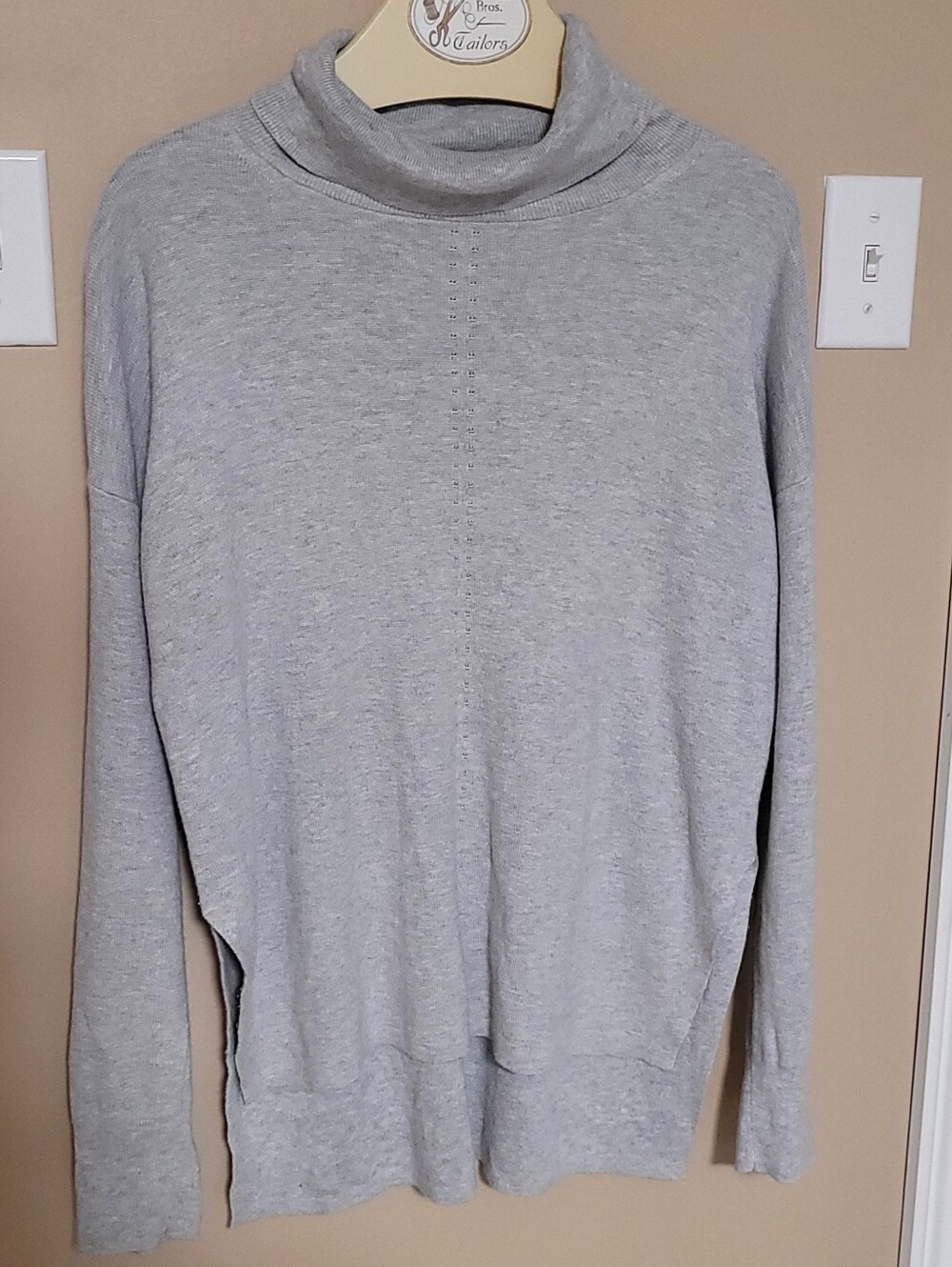Light Gray Turtleneck Sweater